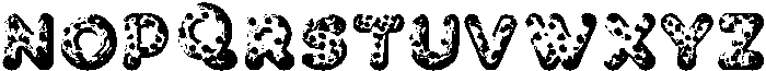 ChocoChunk Regular otf (400) Font UPPERCASE