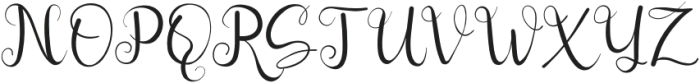 ChocoGelatoRegular otf (400) Font UPPERCASE