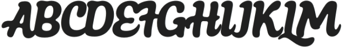 ChocoTaste-Regular otf (400) Font UPPERCASE