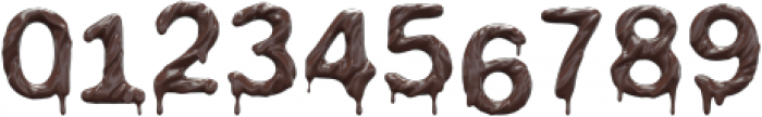 Chocolate 3D Regular otf (400) Font OTHER CHARS