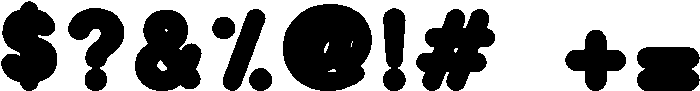 Chocolate Cake Regular otf (400) Font OTHER CHARS