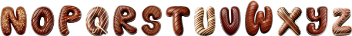 Chocolate Love Regular otf (400) Font UPPERCASE