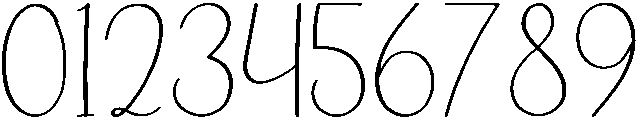 Chocolate Regular otf (400) Font OTHER CHARS