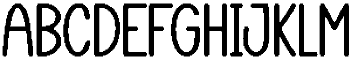 Chocolate Regular otf (400) Font UPPERCASE
