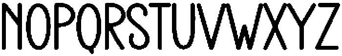 Chocolate Regular otf (400) Font LOWERCASE