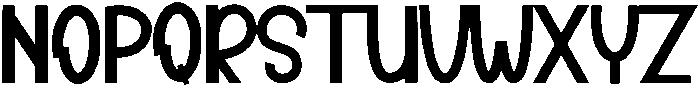 Chocolate Regular otf (400) Font UPPERCASE