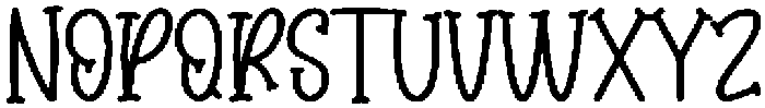 Chocolate Regular otf (400) Font LOWERCASE
