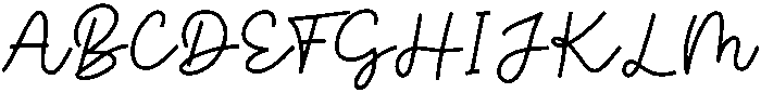 Chocolate Regular otf (400) Font UPPERCASE