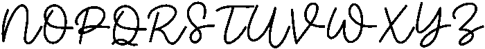 Chocolate Regular otf (400) Font UPPERCASE