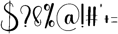 Chocolate Regular otf (400) Font OTHER CHARS