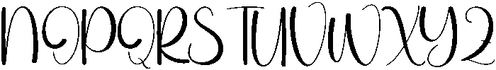 Chocolate Regular otf (400) Font UPPERCASE