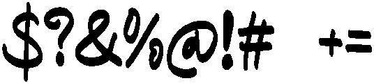 Chocolate Regular otf (400) Font OTHER CHARS