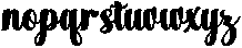 Chocolate Strawberry Bold 8 Regular otf (700) Font LOWERCASE