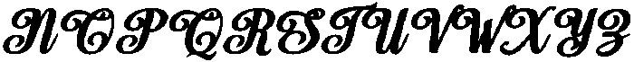 Chocolate Strawberry Bold Slant 14 Regular otf (700) Font UPPERCASE
