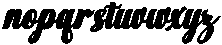 Chocolate Strawberry Bold Slant 14 Regular otf (700) Font LOWERCASE