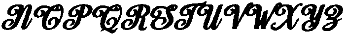Chocolate Strawberry Bold Slant 18 Regular otf (700) Font UPPERCASE