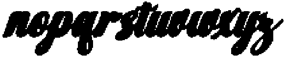 Chocolate Strawberry Bold Slant 18 Regular otf (700) Font LOWERCASE
