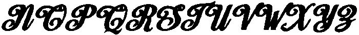 Chocolate Strawberry Bold Slant 20 Regular otf (700) Font UPPERCASE