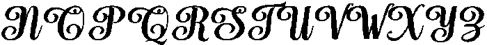 Chocolate Strawberry Bold Slant 6 Regular otf (700) Font UPPERCASE