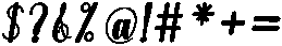 Chocolate Strawberry Bold Slant 8 Regular otf (700) Font OTHER CHARS