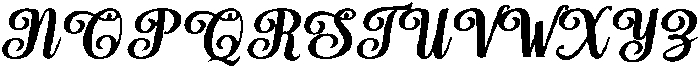 Chocolate Strawberry Bold Slant 8 Regular otf (700) Font UPPERCASE