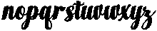 Chocolate Strawberry Bold Slant 8 Regular otf (700) Font LOWERCASE