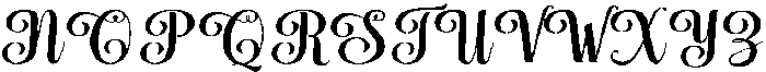 Chocolate Strawberry Bold Slant Regular otf (700) Font UPPERCASE