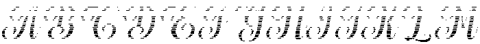 Chocolate Strawberry Hatching Slant 10 Regular otf (400) Font UPPERCASE