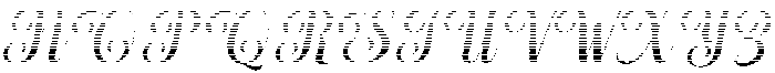 Chocolate Strawberry Hatching Slant 10 Regular otf (400) Font UPPERCASE