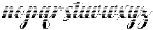 Chocolate Strawberry Hatching Slant 14 Regular otf (400) Font LOWERCASE
