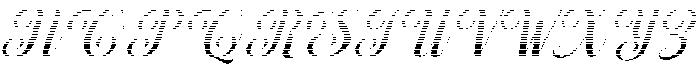 Chocolate Strawberry Hatching Slant 18 Regular otf (400) Font UPPERCASE