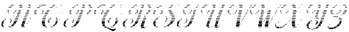 Chocolate Strawberry Hatching Slant 20 Regular otf (400) Font UPPERCASE