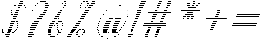 Chocolate Strawberry Hatching Slant 22 Regular otf (400) Font OTHER CHARS