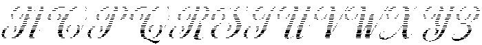 Chocolate Strawberry Hatching Slant 22 Regular otf (400) Font UPPERCASE