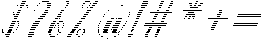 Chocolate Strawberry Hatching Slant 26 Regular otf (400) Font OTHER CHARS