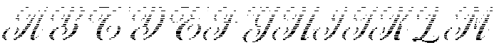 Chocolate Strawberry Hatching Slant 28 Regular otf (400) Font UPPERCASE