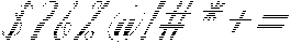Chocolate Strawberry Hatching Slant 30 Regular otf (400) Font OTHER CHARS