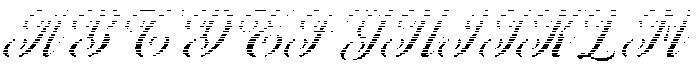 Chocolate Strawberry Hatching Slant 30 Regular otf (400) Font UPPERCASE