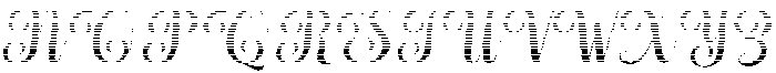 Chocolate Strawberry Hatching Slant 4 Regular otf (400) Font UPPERCASE