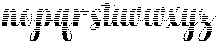 Chocolate Strawberry Hatching Slant 4 Regular otf (400) Font LOWERCASE
