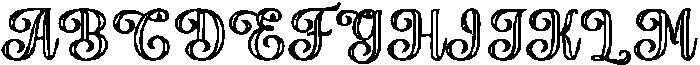 Chocolate Strawberry Outline Bold 10 Regular otf (700) Font UPPERCASE