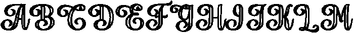 Chocolate Strawberry Outline Bold 14 Regular otf (700) Font