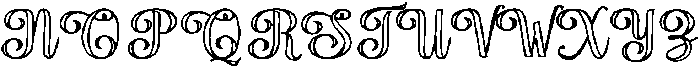 Chocolate Strawberry Outline Bold 6 Regular otf (700) Font UPPERCASE