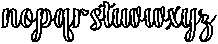 Chocolate Strawberry Outline Bold 8 Regular otf (700) Font LOWERCASE