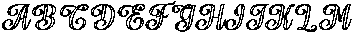 Chocolate Strawberry Outline Bold Slant 10 Regular otf (700) Font