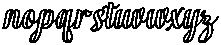 Chocolate Strawberry Outline Bold Slant 10 Regular otf (700) Font LOWERCASE