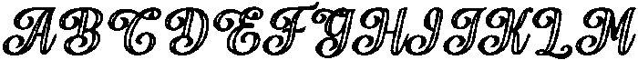 Chocolate Strawberry Outline Bold Slant 12 Regular otf (700) Font UPPERCASE