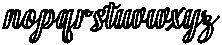 Chocolate Strawberry Outline Bold Slant 12 Regular otf (700) Font LOWERCASE