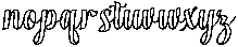 Chocolate Strawberry Outline Bold Slant 4 Regular otf (700) Font LOWERCASE