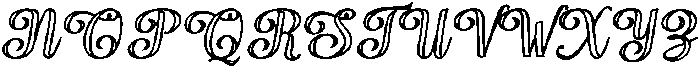 Chocolate Strawberry Outline Bold Slant 8 Regular otf (700) Font UPPERCASE